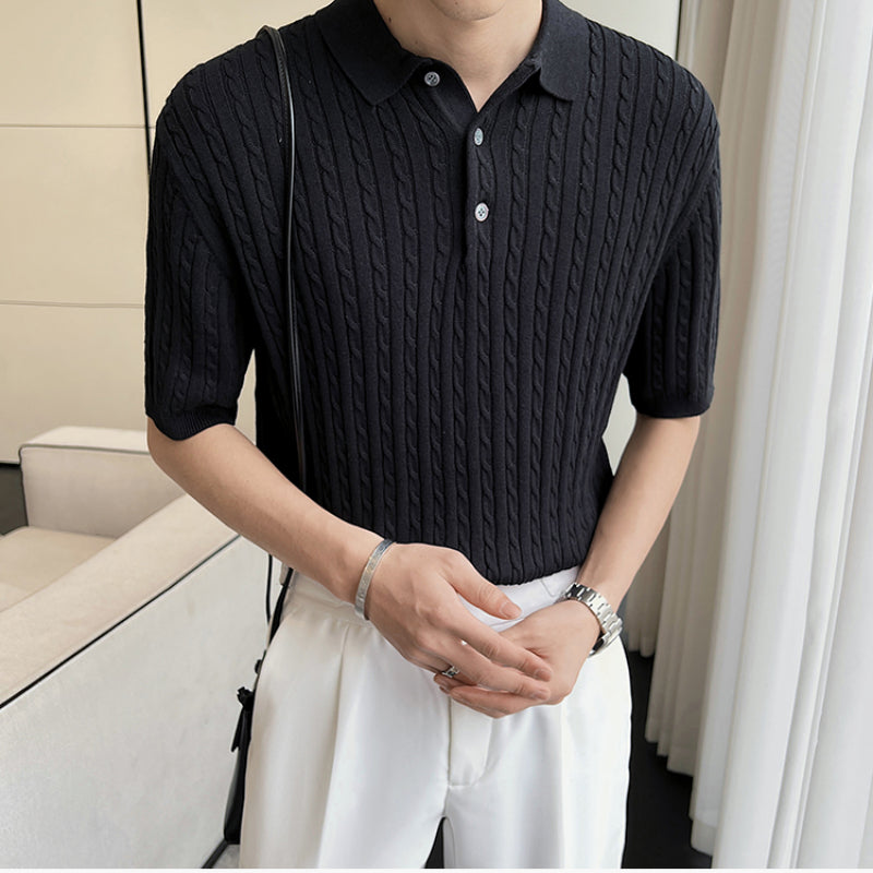 Men's Simple Business Casual POLO T-Shirt