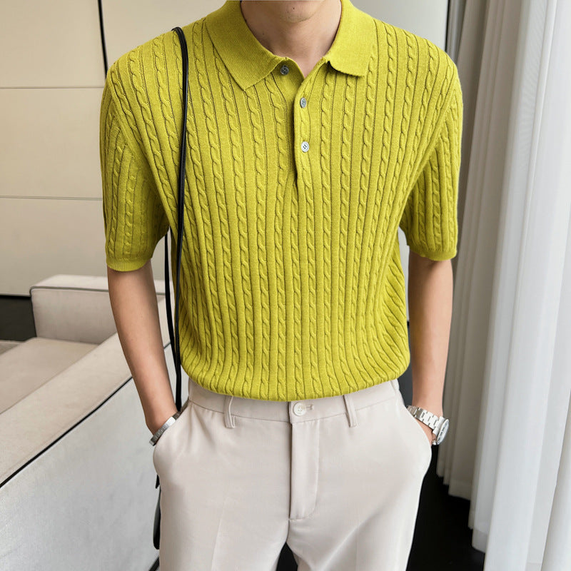 Men's Simple Business Casual POLO T-Shirt