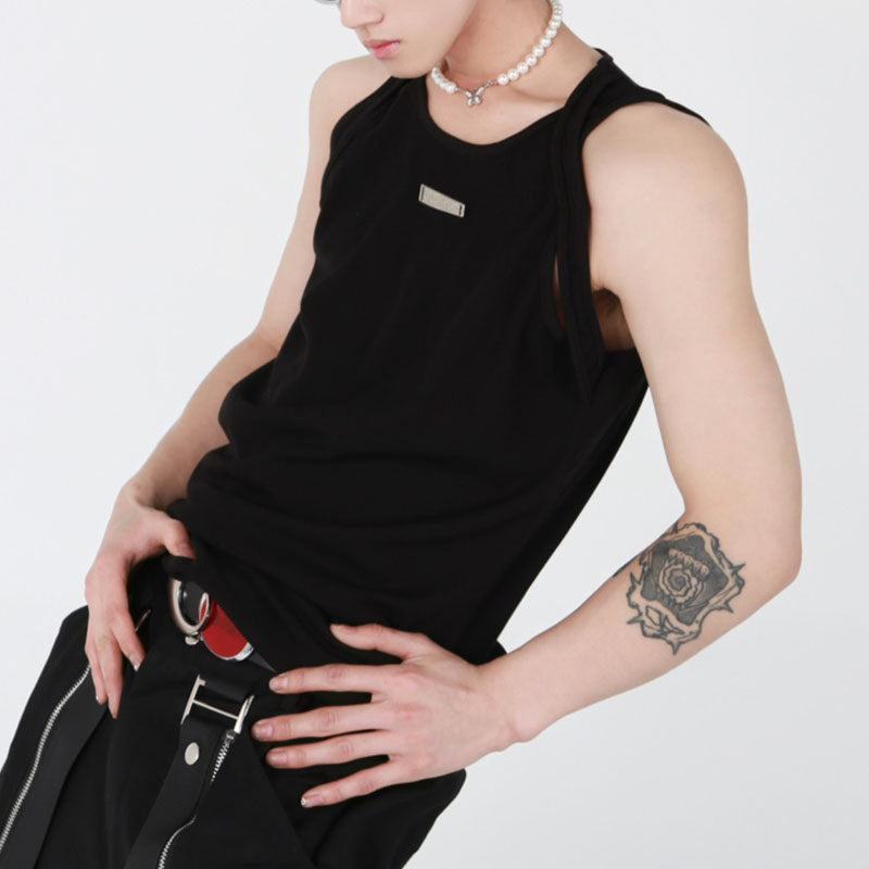 Double Shoulder Strap Bottoming Vest