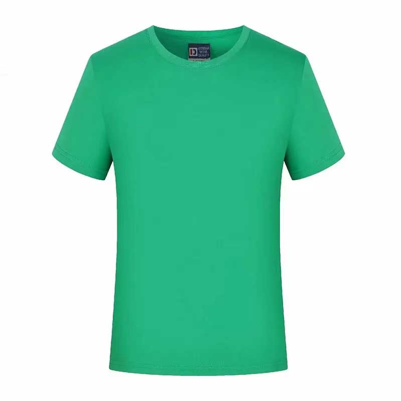 Men's Casual Solid Color Retro Round Neck Overalls Short Sleeve T-Shirt
