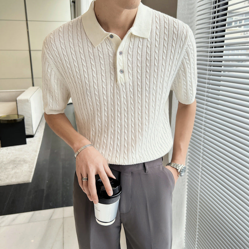 Men's Simple Business Casual POLO T-Shirt