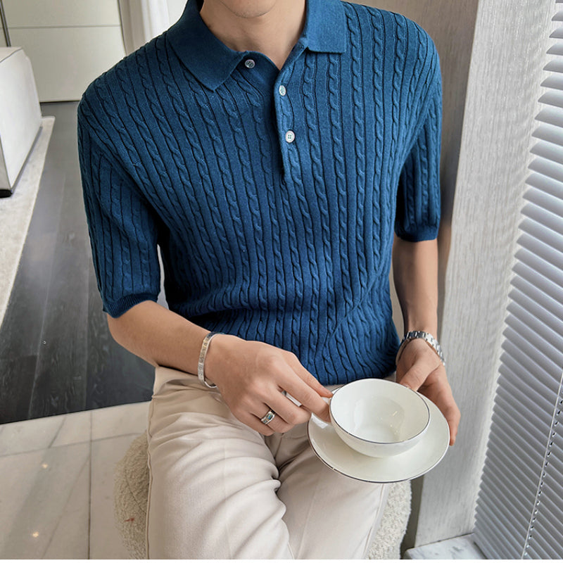 Men's Simple Business Casual POLO T-Shirt